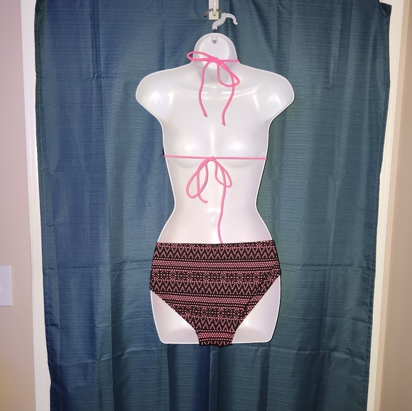 OP | Neon Pink & Black Swim Set - Picture 5 of 6